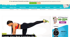 Desktop Screenshot of fitnessmagazine.com